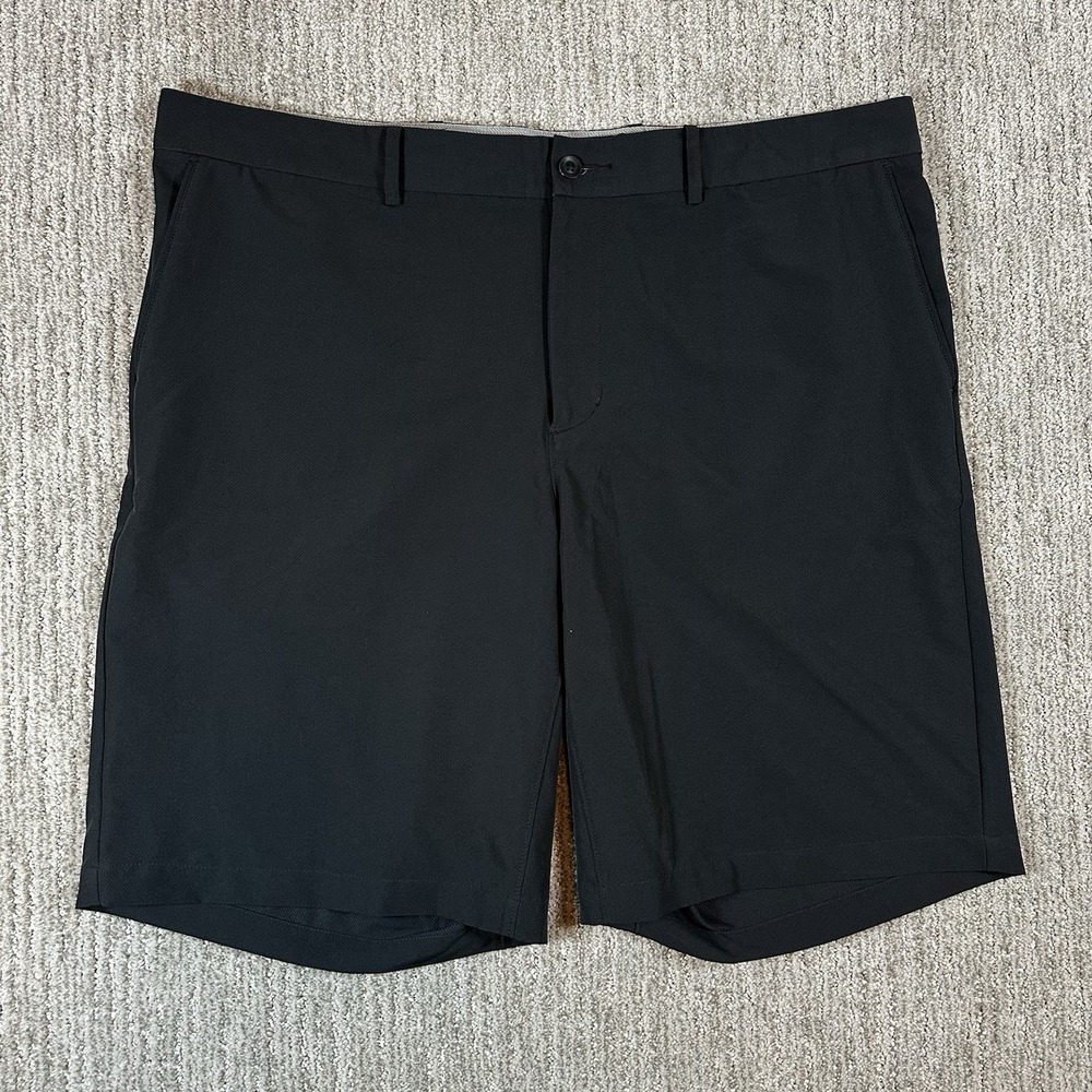 Nike Golf Men's 38 (W40) Black Dri-Fit Shorts Flat Front Pockets Stretch 10" EUC